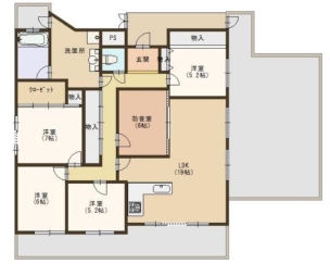 ISE伊勢住宅羽衣7401 間取り